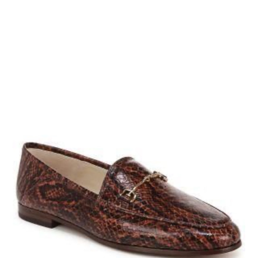 Sam Edelman brown Snake Print Loafers